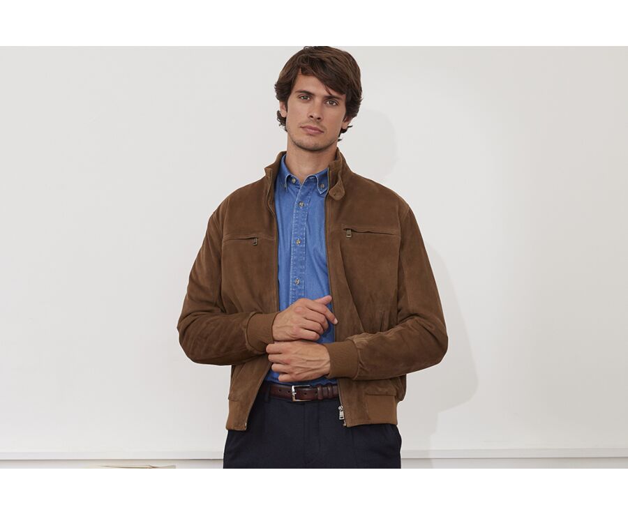 Chaqueta de terciopelo hombre Tabaco CAYDEN