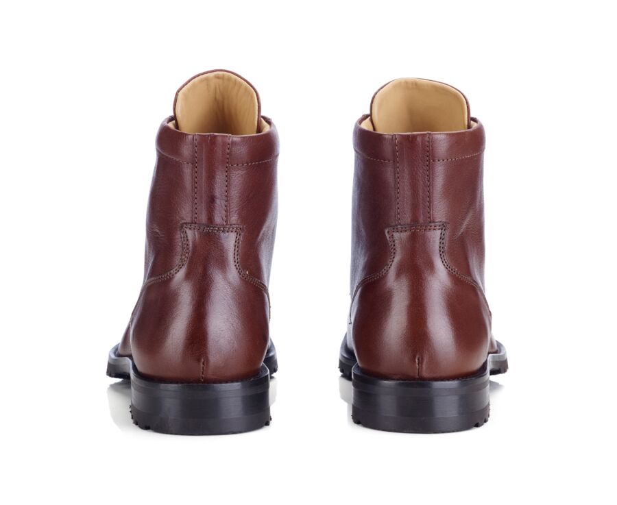 Botines para hombre con cordones Chocolate patinado - BARDFIELD