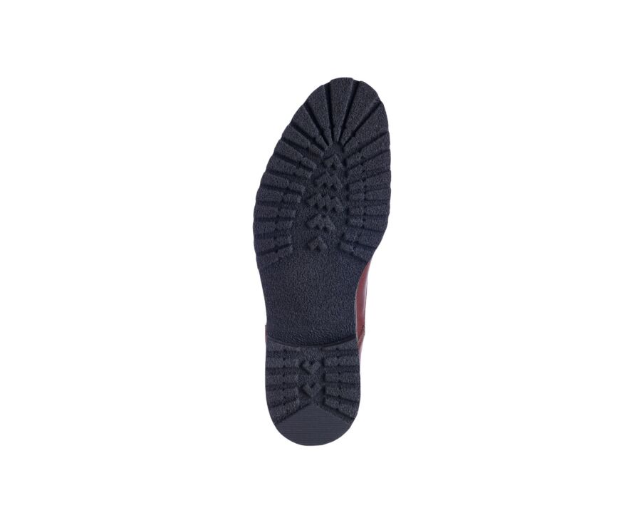 Botines para hombre con cordones Chocolate patinado - BARDFIELD