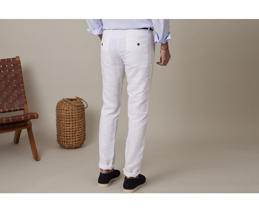 Pantalón chino hombre Blanco - KYLSON