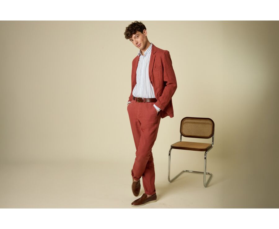 Pantalón chino hombre Terracota - KYLSON
