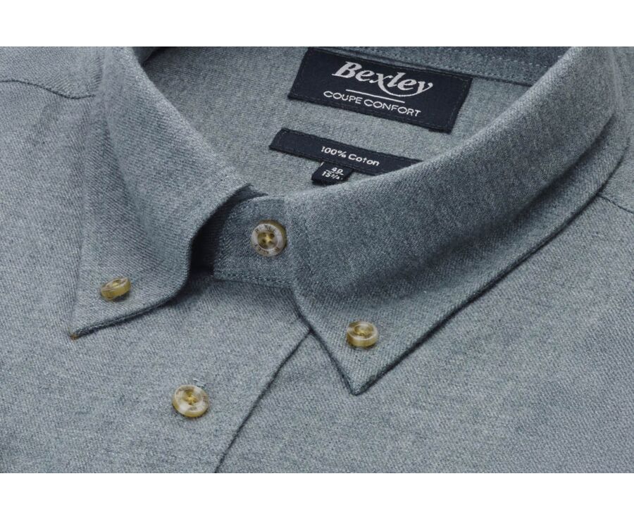 Camisa de franela Verde Tila - ANDER