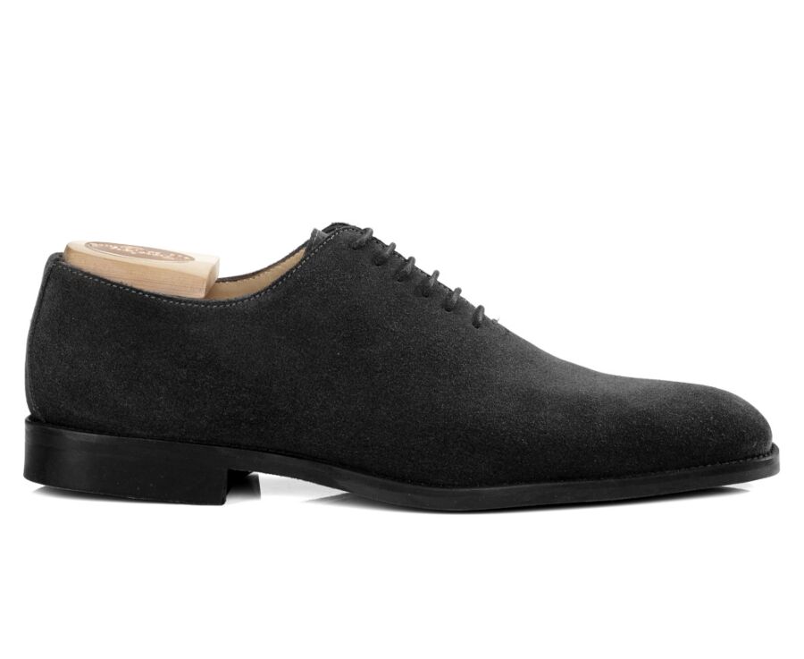 Zapato Oxford para hombre Suela de goma Terciopelo Negro - PETER GOMME VILLE