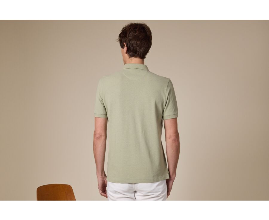 Polo de hombre - Verde tila - ADGER