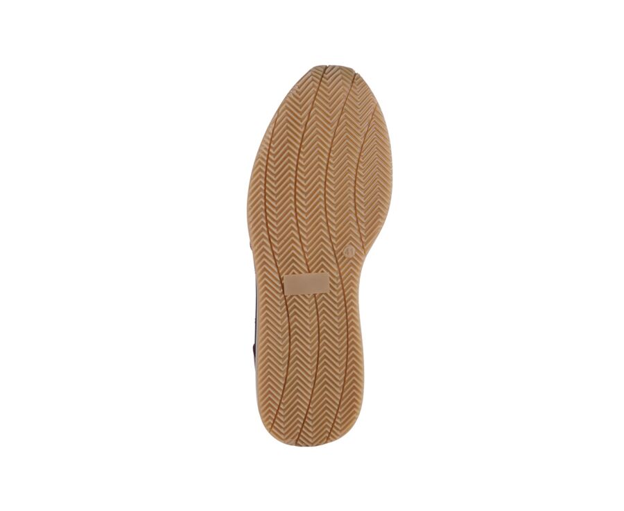 Zapatillas de hombre Chocolate y Piel  Castaña oscura patinada - NIRRANDA II