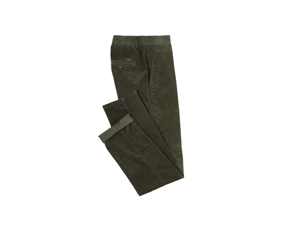 Pantalón chino de pana Verde oscuro - KHYLER