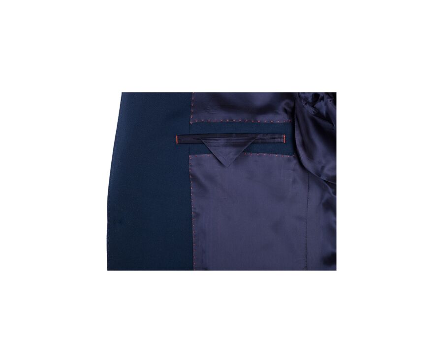 Blazer de hombre Lana Azul marino - LANDELIN