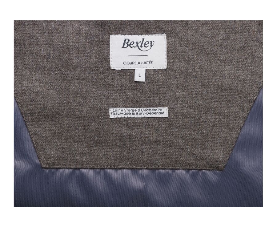 Chaqueta acolchada para hombre Topo Oscuro moteado - THÉOPHILE