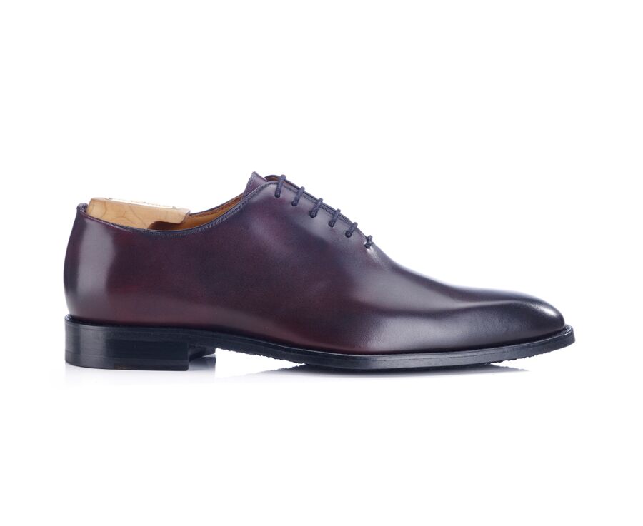 Zapatos oxford para hombre - Burdeos patinado - STANFORD GOMME