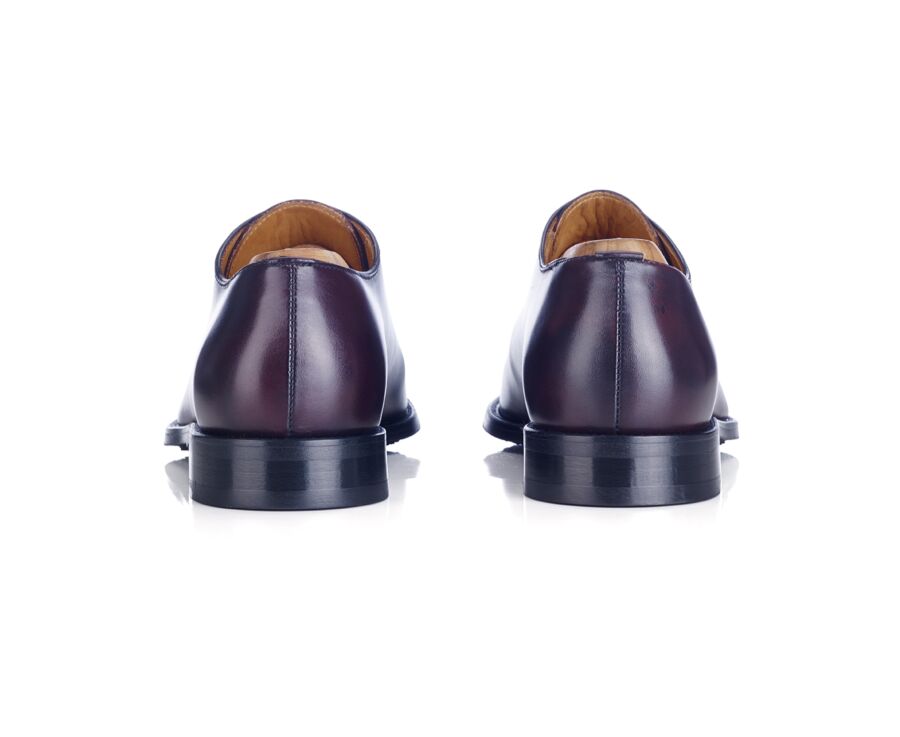 Zapatos oxford para hombre - Burdeos patinado - STANFORD GOMME