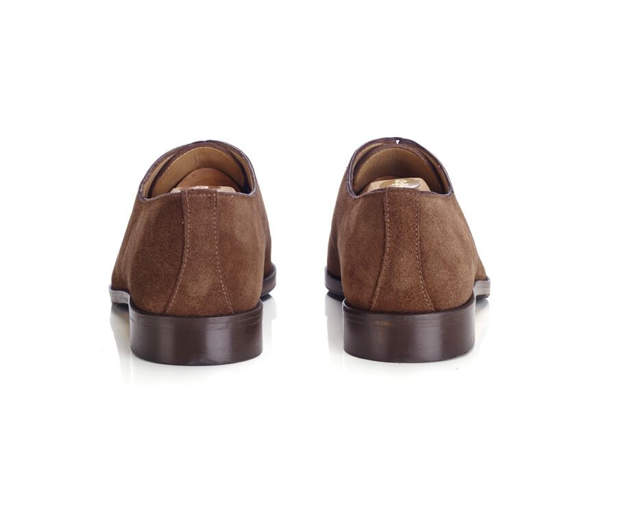 Zapatos oxford para hombre - Ante Habana - STANFORD GOMME