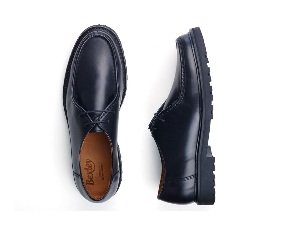Zapatos derby Negros para hombre con suela de goma - COLNEY II GOMME