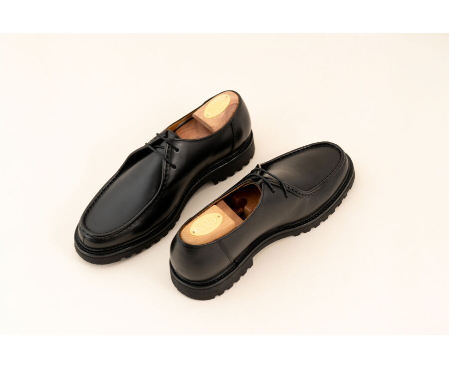 Zapatos derby Negros para hombre con suela de goma - COLNEY II GOMME