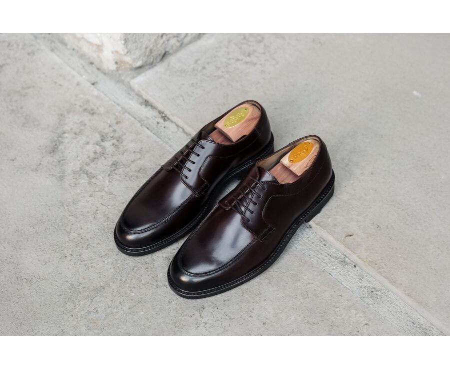 Zapatos derby Chocolate para hombre con suela de goma - HUDSON II GOMME COUNTRY