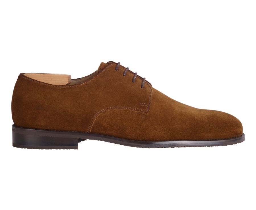 Zapatos Derby de hombre de terciopelo Habana suela de caucho - DOVER II GOMME