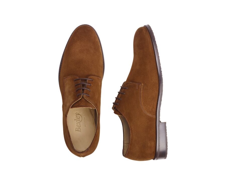 Zapatos Derby de hombre de terciopelo Habana suela de caucho - DOVER II GOMME