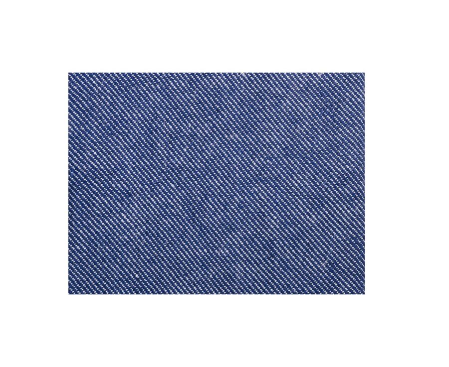 Sobrecamisa para hombre en denim de algodón/lino - CORANTIN