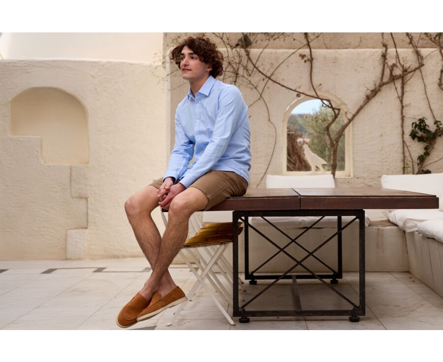 Bermuda Hombre Camel - BRASEY