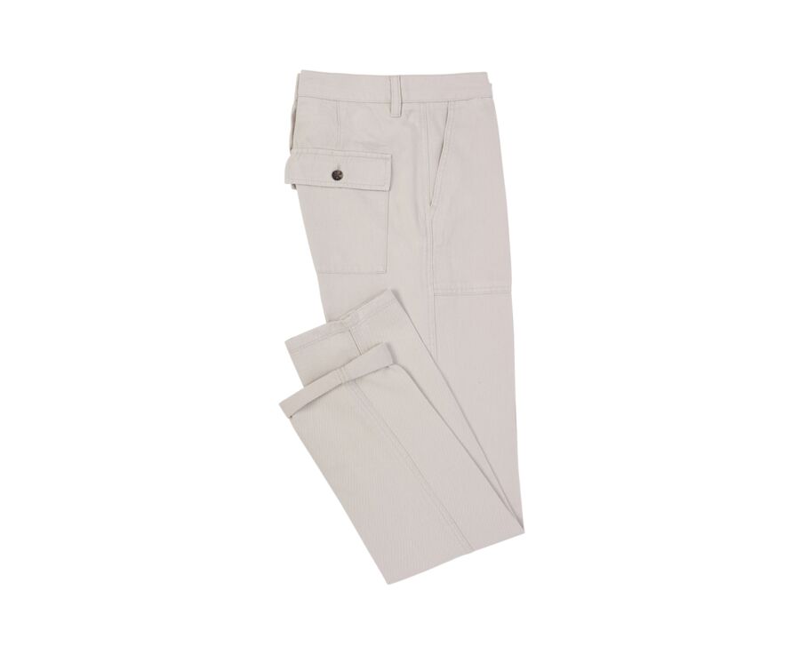 Pantalón chino hombre Beis cuerda - KELVIN