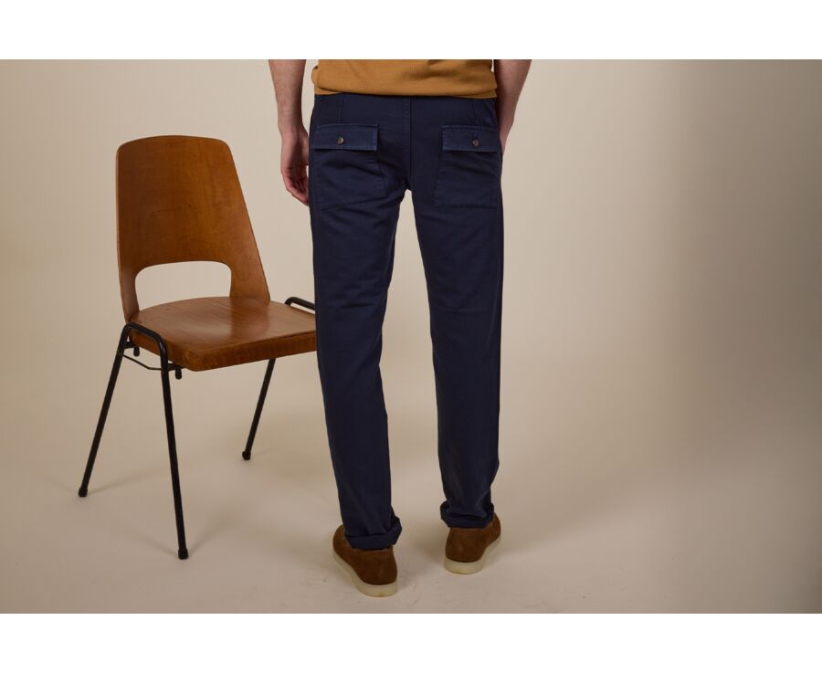 Pantalón chino hombre Azul marino - KELVIN