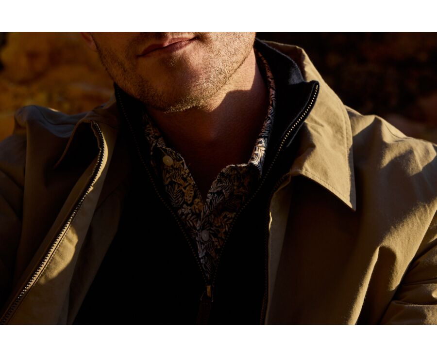 Chaqueta impermeable para hombre Beige oscuro - ORLAND