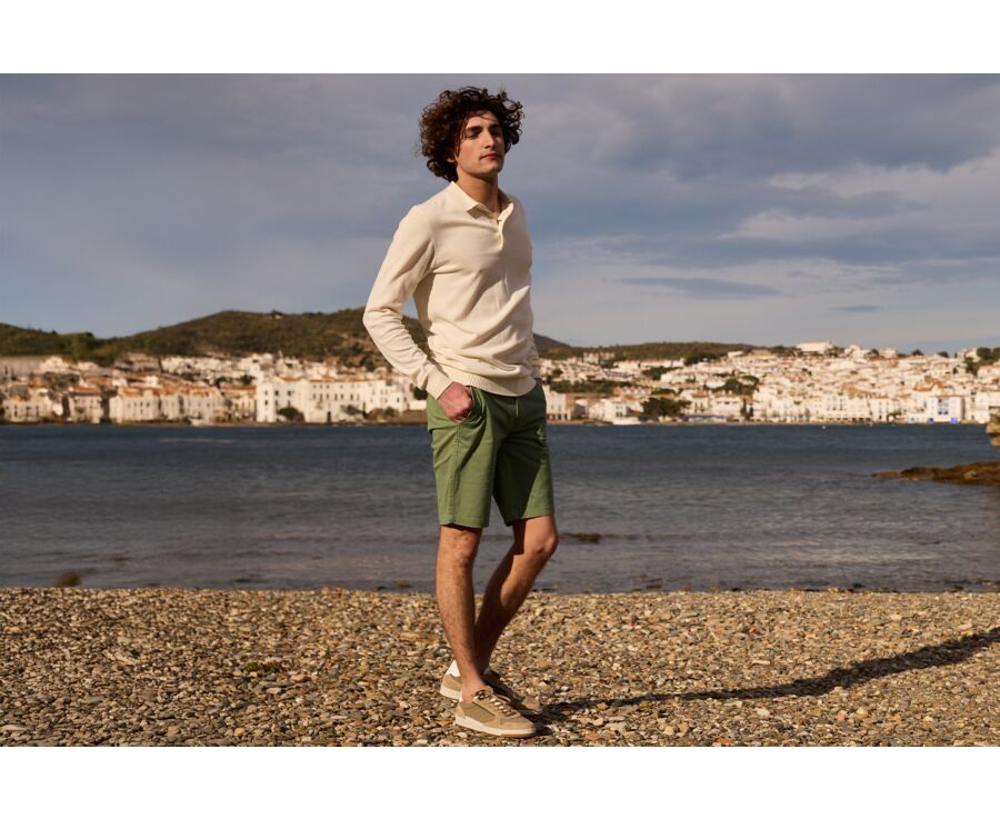 Jersey para hombre Crudo - Cuello Polo - BRAIDEN ML