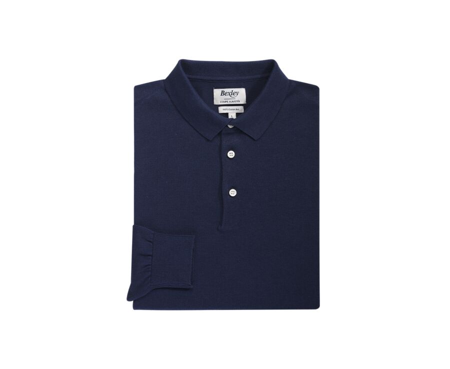 Jersey para hombre Azul petróleo - Cuello Polo - BRAIDEN ML