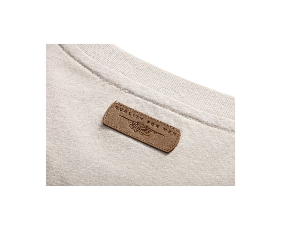 Camiseta Algodón/Lino - Greige - ENIAS