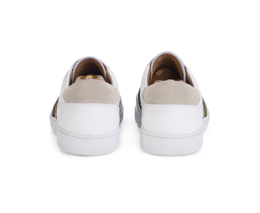 Zapatillas de Hombre en Blanco Verde y Rojo - VERONA