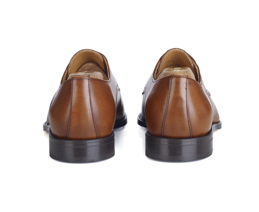 Zapatos derby Dorado patinado con suela de cuero - MIDFORD