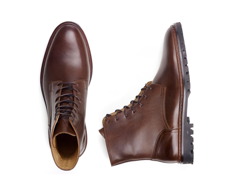 Botines de hombre – Chocolate patinado - FYFIELD GOMME