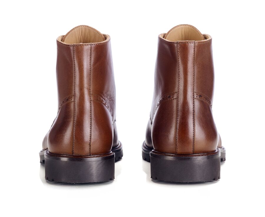 Botines de hombre – Coñac patinado - HEYBRIDGE GOMME