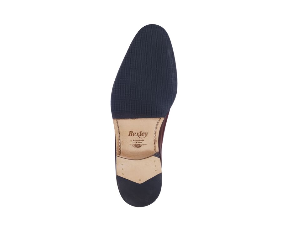 Zapato Oxford para hombre - Chocolate Matizado - BARDEGIE PATIN