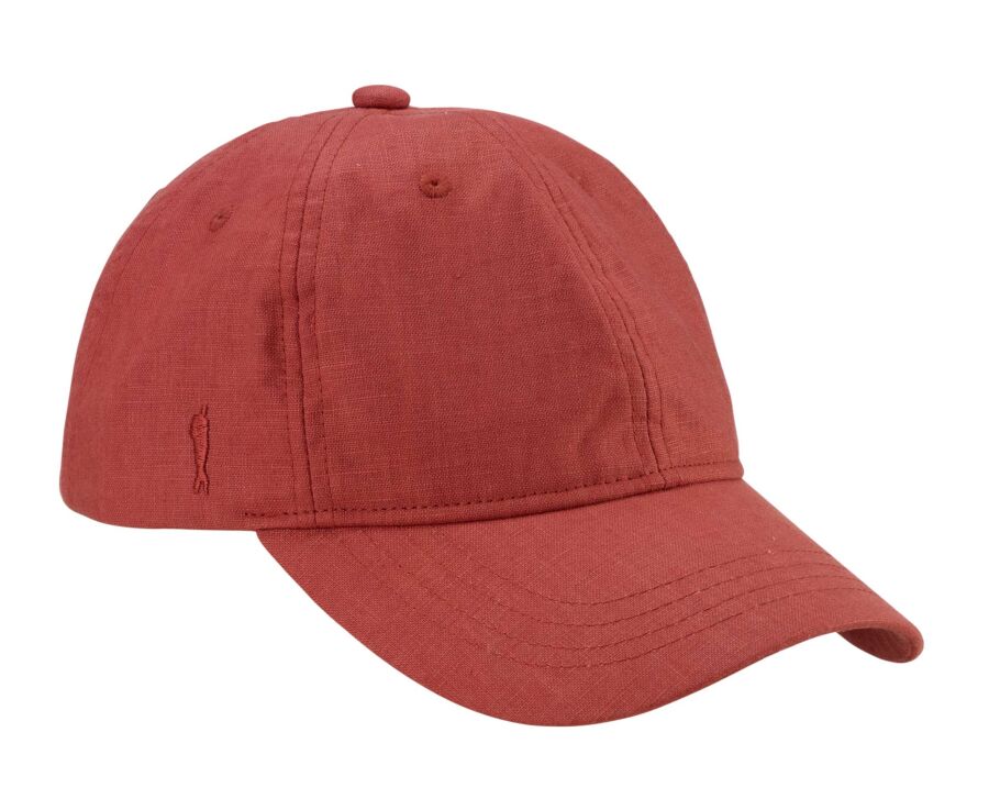 Gorra en Lino color Coral - BRADWELL II