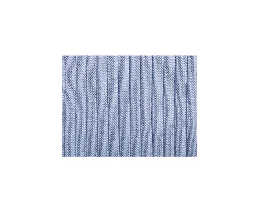 Calcetines en canale Hilo de Escocia para hombre Azul claro