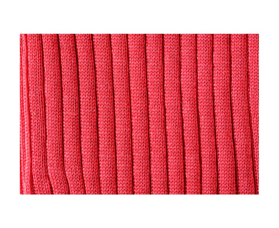 Calcetines en canale Hilo de Escocia para hombre Rojo