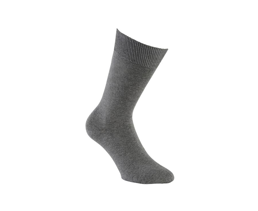 Calcetines de algodón grueso para hombre Gris moteado