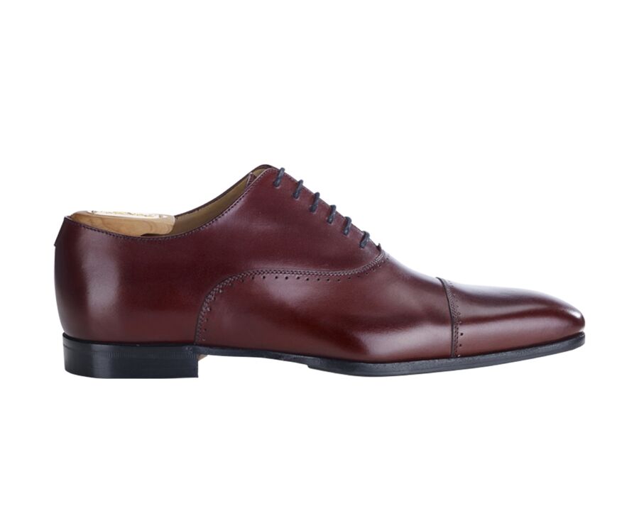 Zapato Oxford para hombre con suela de piel Burdeos - STRESA
