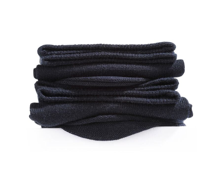 Calcetines de algodón fino para hombre Azul marino