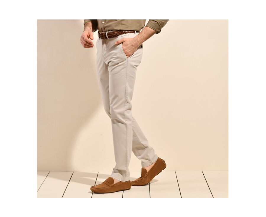 Pantalón chino hombre Greige - KYRK