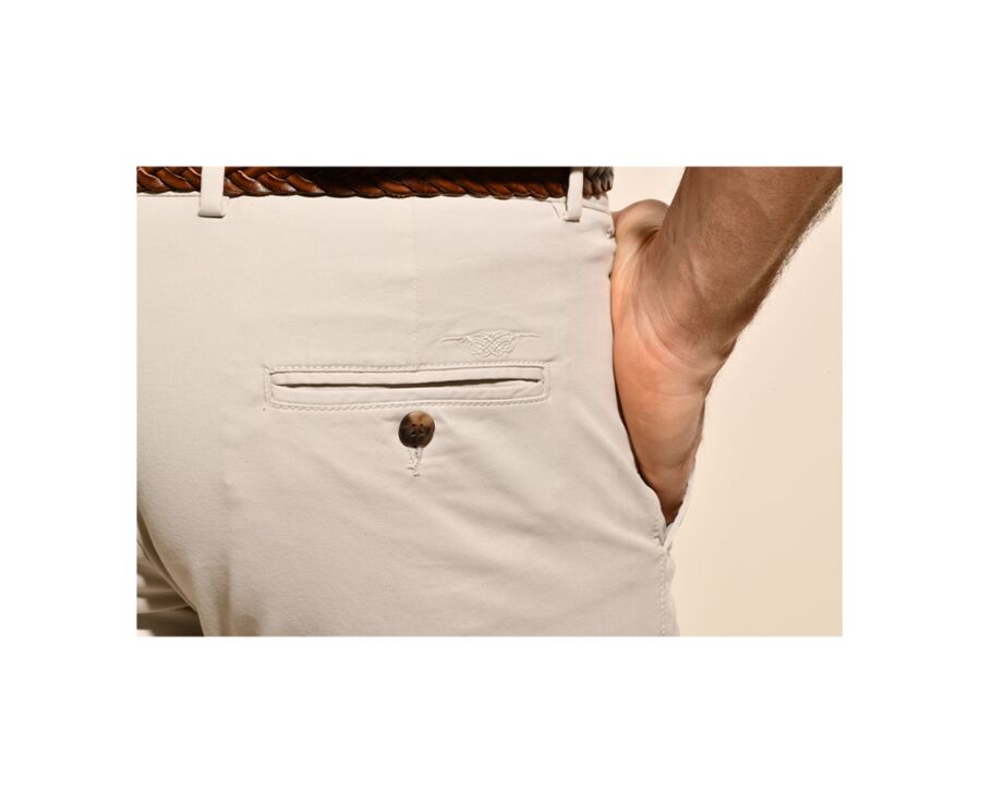 Pantalón chino hombre Greige - KYRK