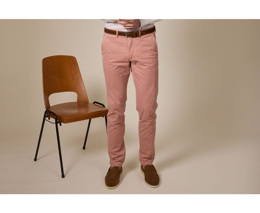 Pantalón chino hombre Rosa viejo - KYRK
