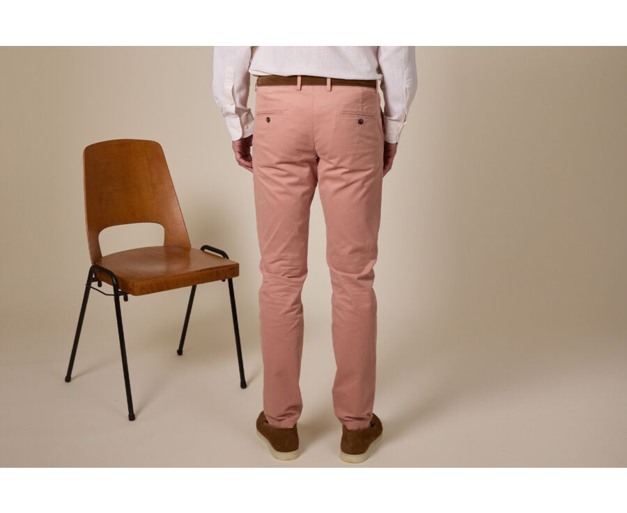 Pantalón chino hombre Rosa viejo - KYRK
