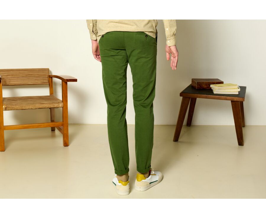 Pantalón chino hombre Verde bosque - KYRK