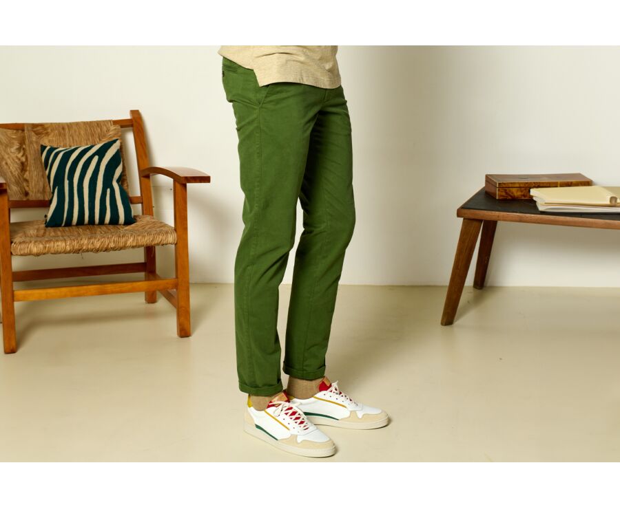Pantalón chino hombre Verde bosque - KYRK