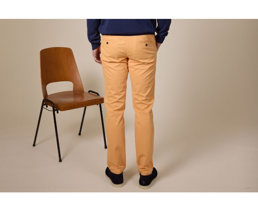 Pantalón chino hombre Naranja pálido - KYRK