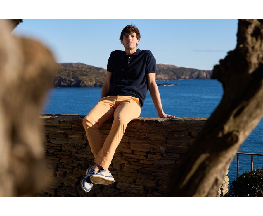 Pantalón chino hombre Naranja pálido - KYRK