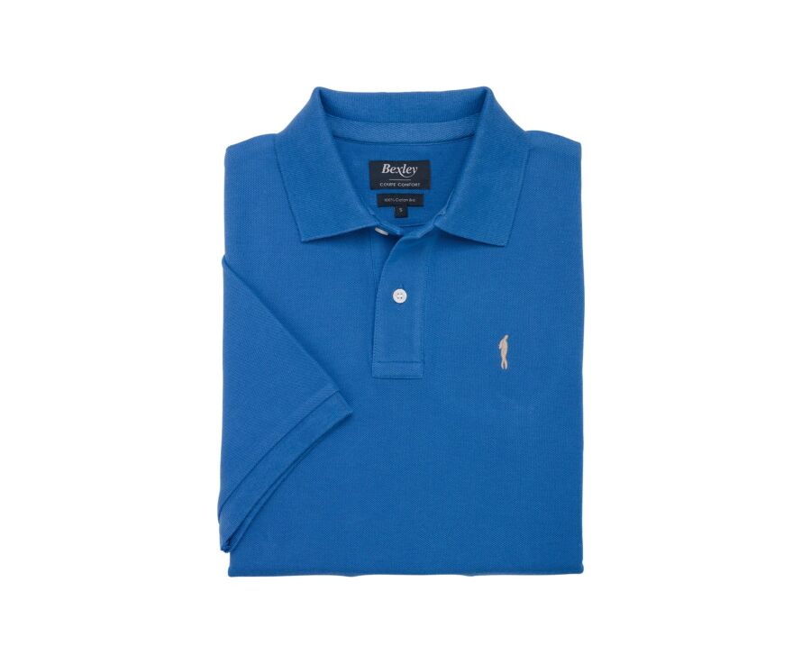 Polo para hombre Azul vaquero - GARETH