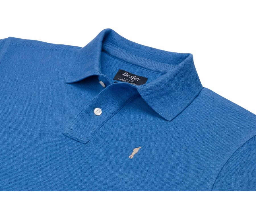 Polo para hombre Azul vaquero - GARETH
