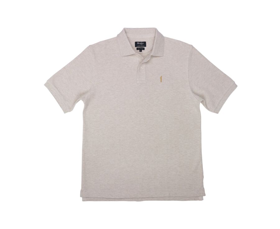 Polo para hombre Beige moteado - GARETH